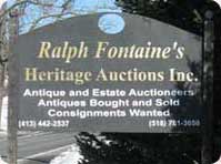 Fontaine Heritage Auctions Roadside Sign